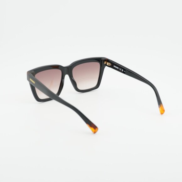 Missoni MIS 0132/S 0807 HA Sunglasses Black Square Frame, Brown Lenses main image 5
